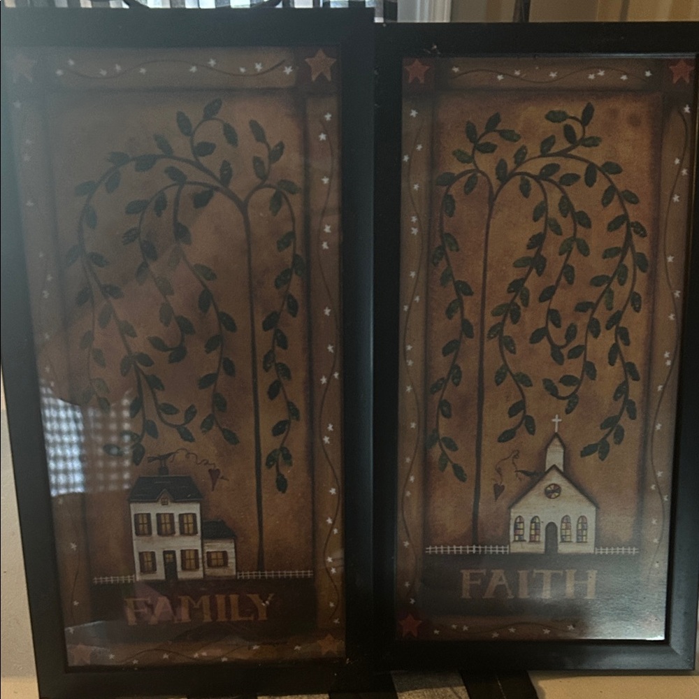 Family and Faith Wall Art Set